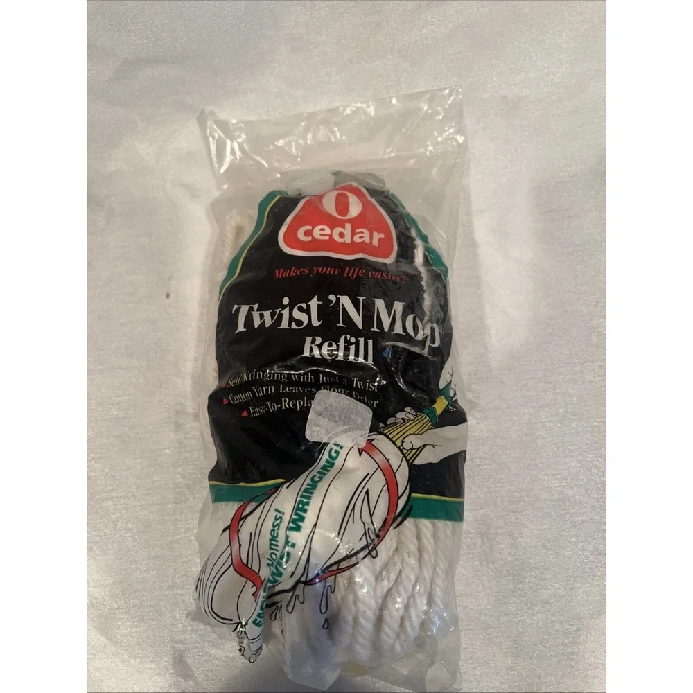 O Cedar Twist 'N Mop Cotton Twist Mop Refill - Opened- New